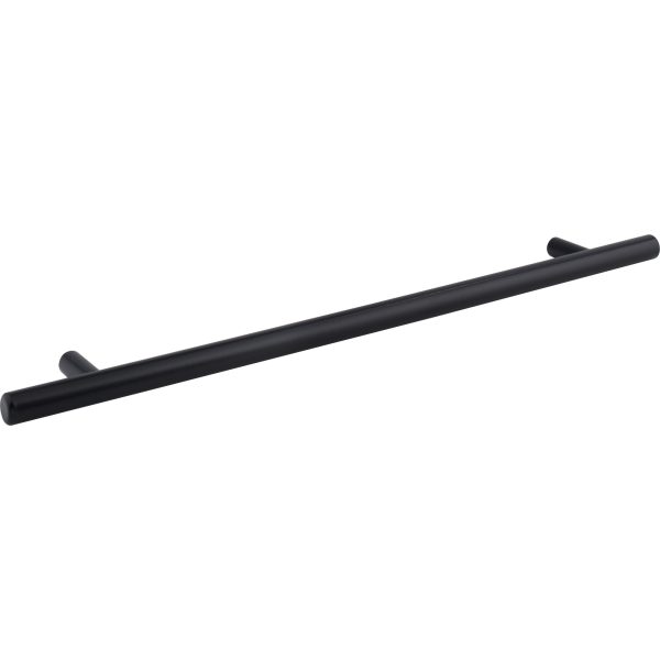 256 mm Center-to-Center Hollow Matte Black Stainless Steel Naples Cabinet Bar Pull - Image 3