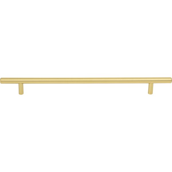 256 mm Center-to-Center Brushed Gold Naples Cabinet Bar Pull - Image 3