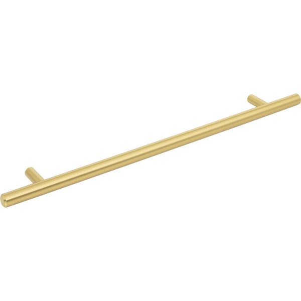 256 mm Center-to-Center Brushed Gold Naples Cabinet Bar Pull - Image 4