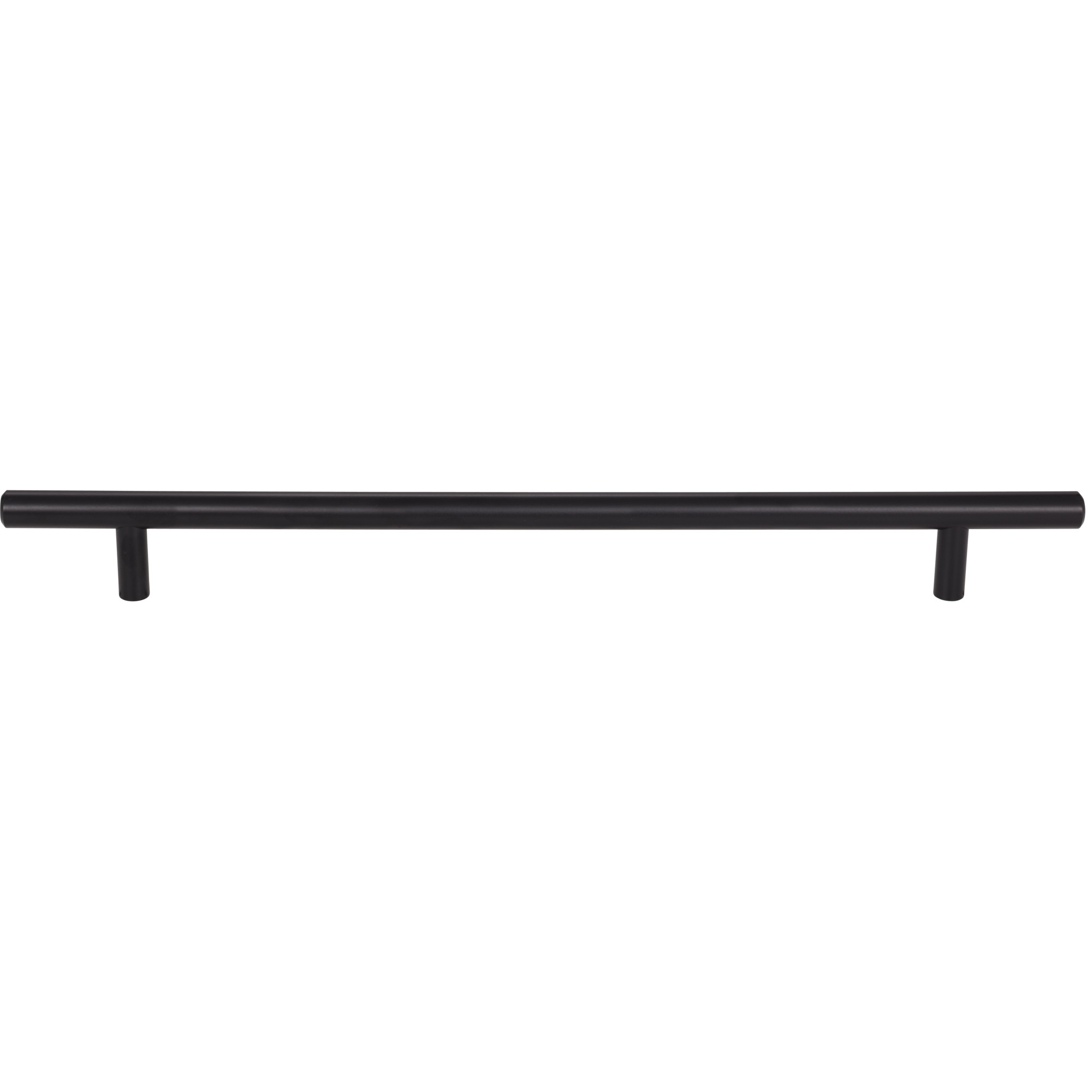 256 mm Center-to-Center Matte Black Naples Cabinet Bar Pull - Image 3