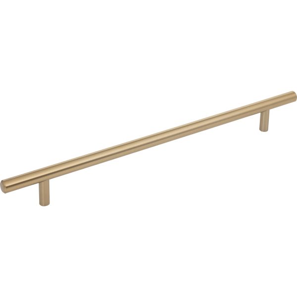 256 mm Center-to-Center Satin Bronze Naples Cabinet Bar Pull