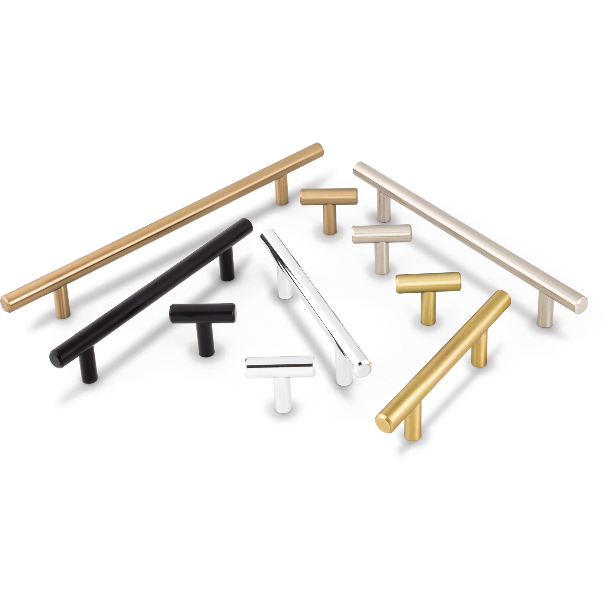 Naples Cabinet Pull (336) in Satin Nickel