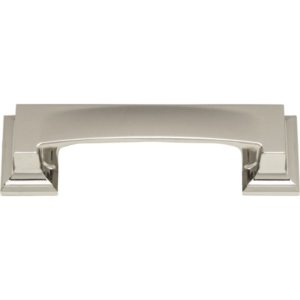 Sutton Place Cup Pull 3 Inch (c-c) Polished Nickel - Image 3