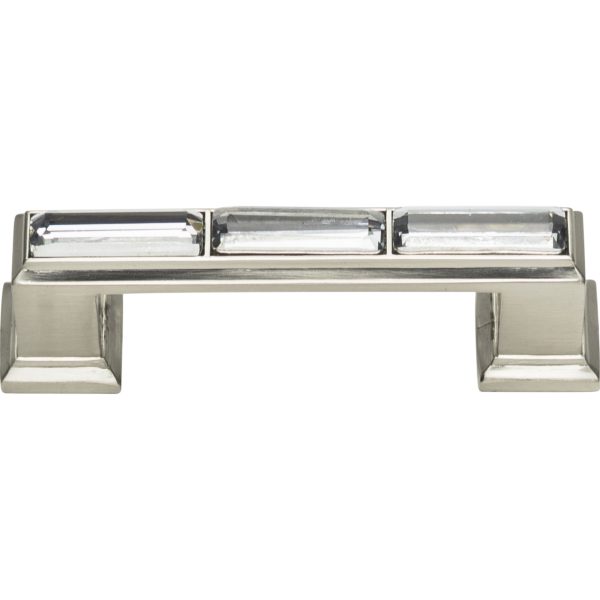Legacy Crystal Pull 3 Inch (c-c) Brushed Nickel - Image 3