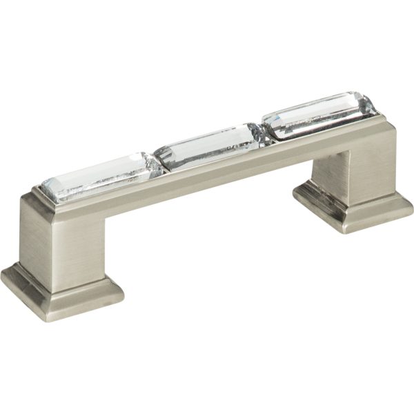 Legacy Crystal Pull 3 Inch (c-c) Brushed Nickel - Image 4