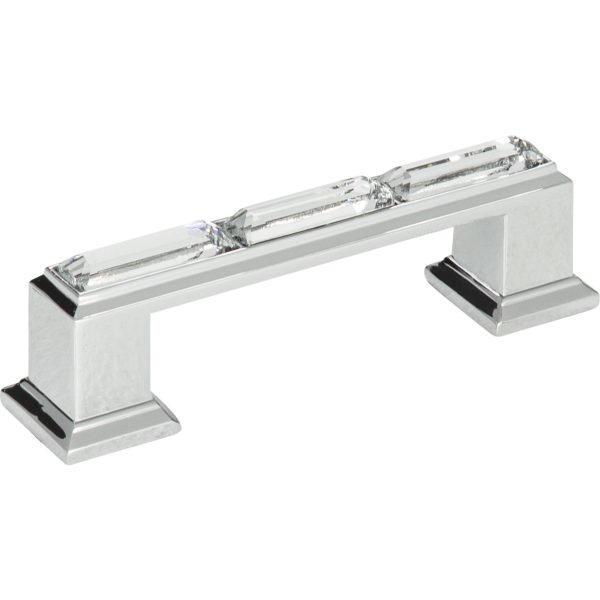 Legacy Crystal Pull 3 Inch (c-c) Polished Chrome - Image 4
