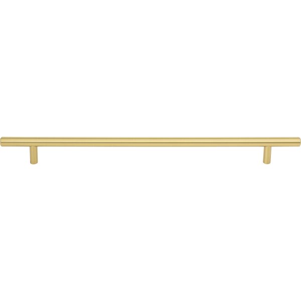288 mm Center-to-Center Brushed Gold Naples Cabinet Bar Pull - Image 3