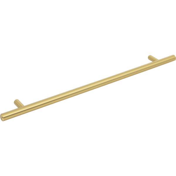 288 mm Center-to-Center Brushed Gold Naples Cabinet Bar Pull - Image 4