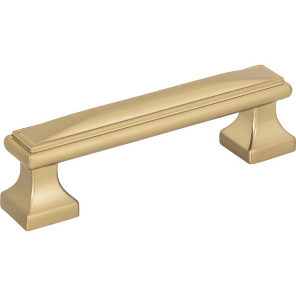 Wadsworth Pull 3 3/4 Inch (c-c) Warm Brass - Image 3