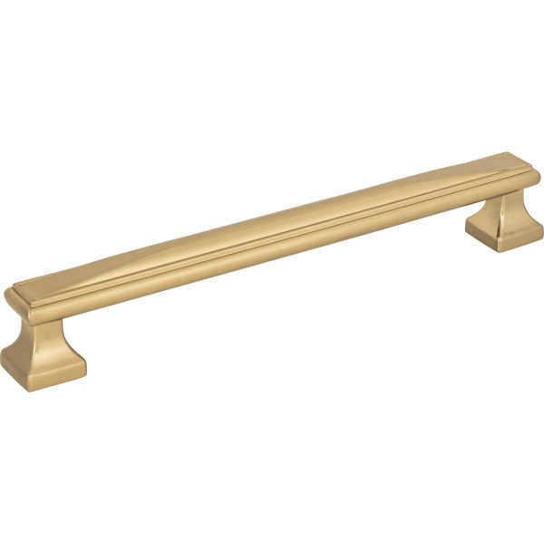Wadsworth Pull 7 9/16 Inch (c-c) Warm Brass - Image 3