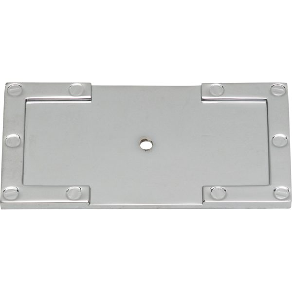 Campaign L-Bracket Backplate 3 11/16 Inch Polished Chrome - Image 4
