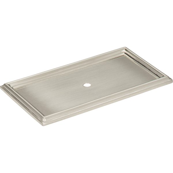 Campaign Rope Backplate 3 11/16 Inch Brushed Nickel - Image 3