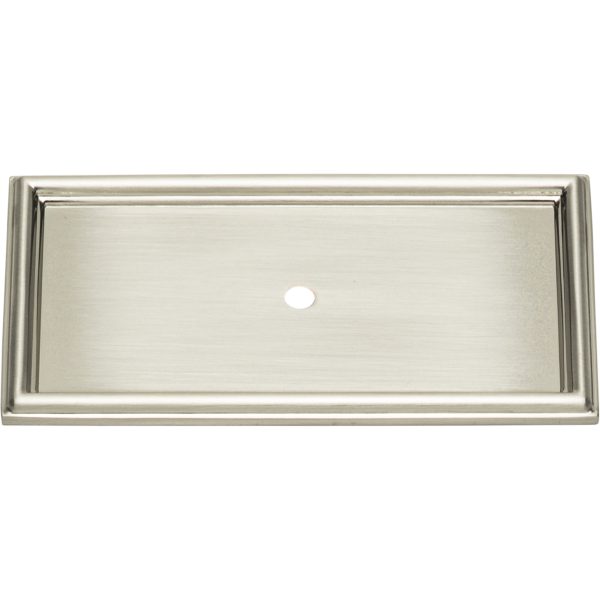 Campaign Rope Backplate 3 11/16 Inch Brushed Nickel - Image 4
