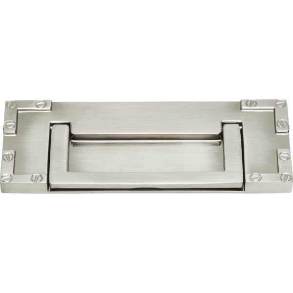 Campaign L-Bracket Drop Pull 3 Inch (c-c) Brushed Nickel - Image 4