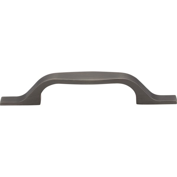 96 mm Center-to-Center Brushed Pewter Square Cosgrove Cabinet Pull - Image 3