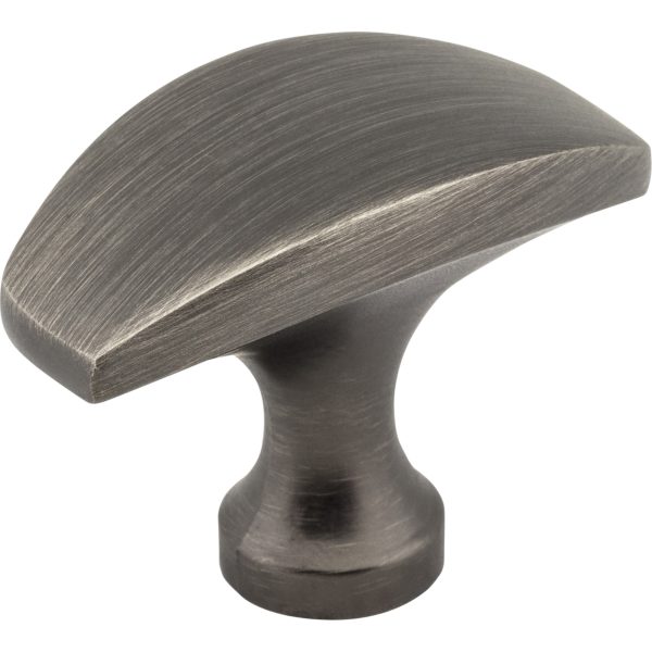 1-1/2" Overall Length Brushed Pewter Cosgrove Cabinet "T" Knob