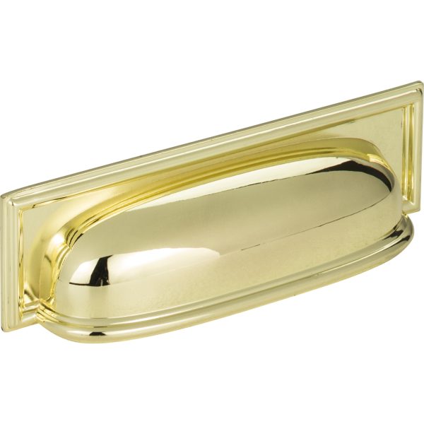 Campaign Rope Cup Pull 3 3/4 Inch (c-c) Polished Brass - Image 3