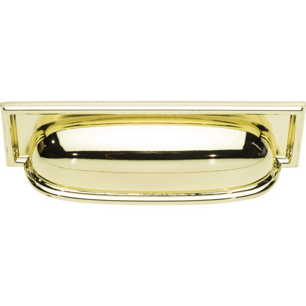 Campaign Rope Cup Pull 3 3/4 Inch (c-c) Polished Brass - Image 4