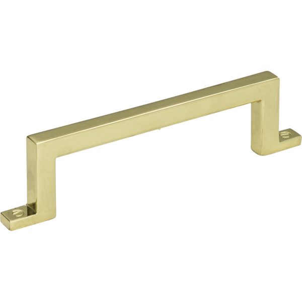 Campaign Bar Pull 3 3/4 Inch (c-c) Polished Brass - Image 4