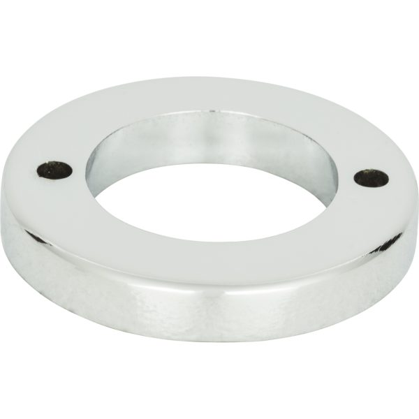 Tableau Round Base 1 7/16 Inch Polished Chrome