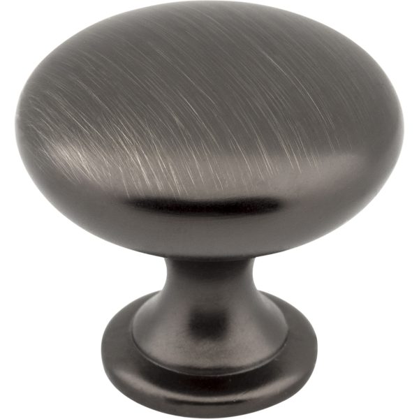1-3/16" Diameter Brushed Pewter Madison Cabinet Mushroom Knob