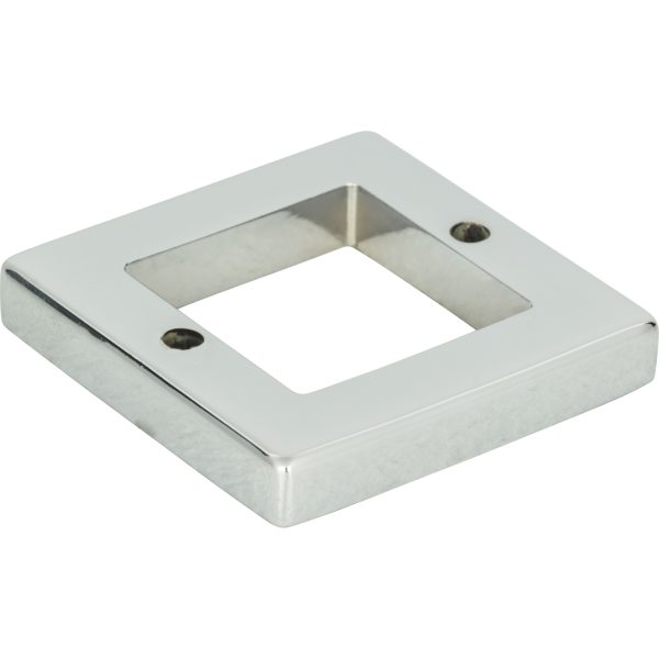 Tableau Square Base 1 7/16 Inch Polished Chrome - Image 3