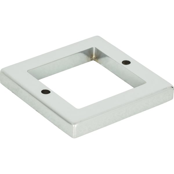 Tableau Square Base 1 13/16 Inch Polished Chrome - Image 3