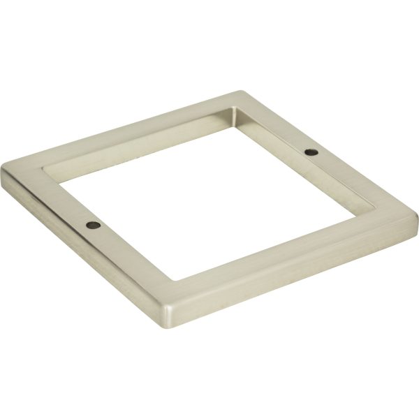 Tableau Square Base 3 Inch Brushed Nickel - Image 3
