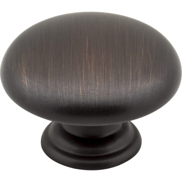 1-3/16" Diameter Brushed Oil Rubbed Bronze Gatsby Cabinet Mushroom Knob