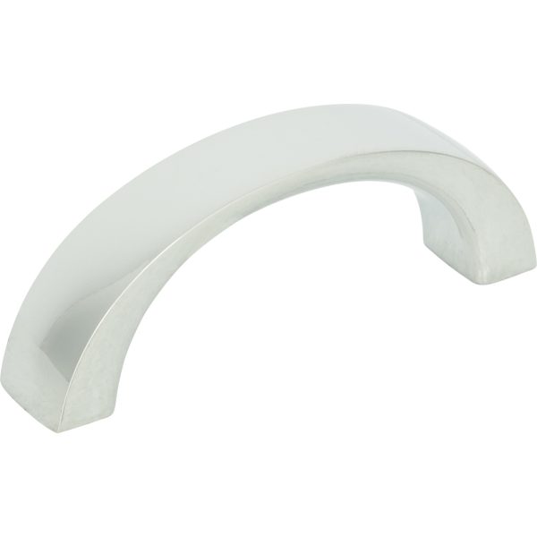 Tableau Curved Pull 1 13/16 Inch (c-c) Polished Chrome - Image 3