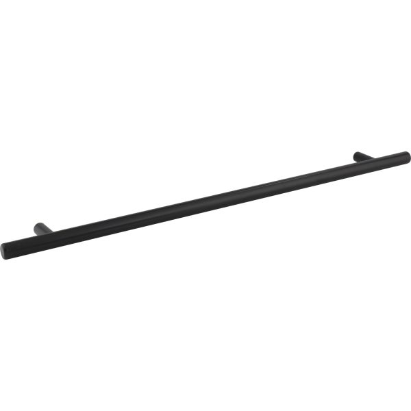 319 mm Center-to-Center Hollow Matte Black Stainless Steel Naples Cabinet Bar Pull - Image 3