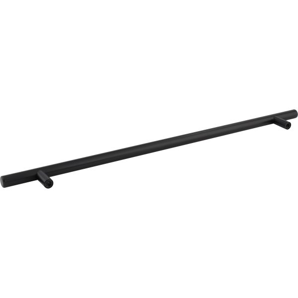 319 mm Center-to-Center Hollow Matte Black Stainless Steel Naples Cabinet Bar Pull - Image 4