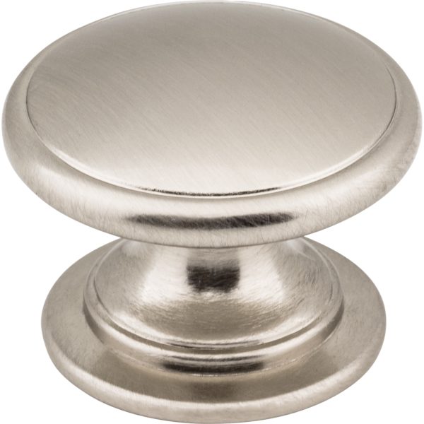 1-1/4" Diameter Satin Nickel Durham Cabinet Knob