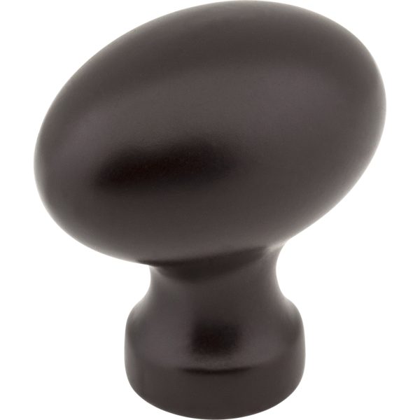 1-3/16" Overall Length Dark Bronze Football Bordeaux Cabinet Knob