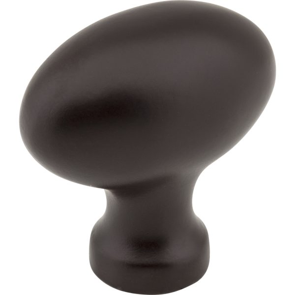 1-9/16" Overall Length Dark Bronze Football Lyon Cabinet Knob