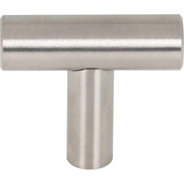 1-9/16" Overall Length Hollow Stainless Steel Naples Cabinet "T" Knob - Image 3