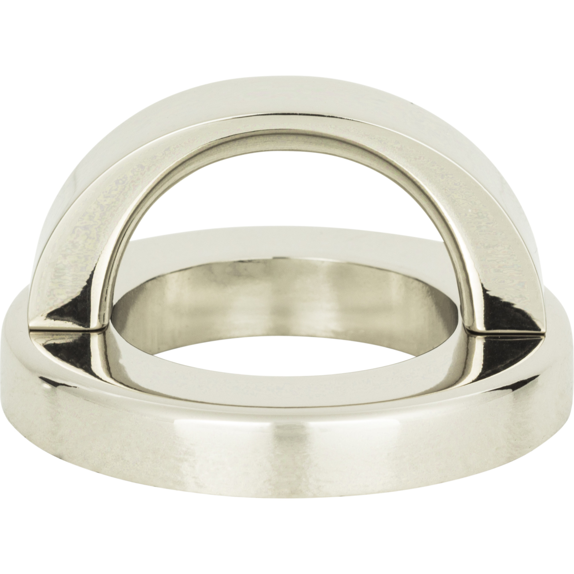 Tableau Round Base and Top 1 7/16 Inch (c-c) Polished Nickel