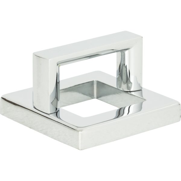 Tableau Square Base and Top 1 7/16 Inch (c-c) Polished Chrome - Image 3
