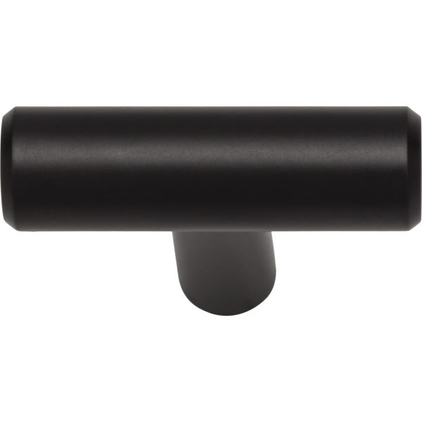 1-9/16" Overall Length Matte Black Naples Cabinet "T" Knob - Image 4