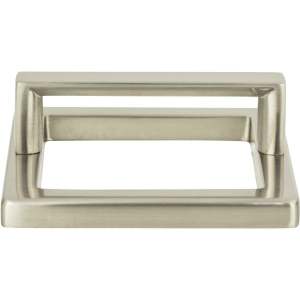 Tableau Square Base and Top 2 1/2 Inch (c-c) Brushed Nickel