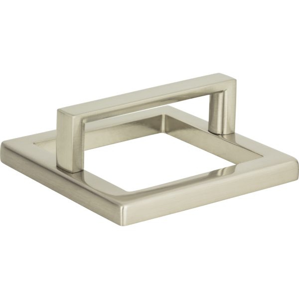 Tableau Square Base and Top 2 1/2 Inch (c-c) Brushed Nickel - Image 3