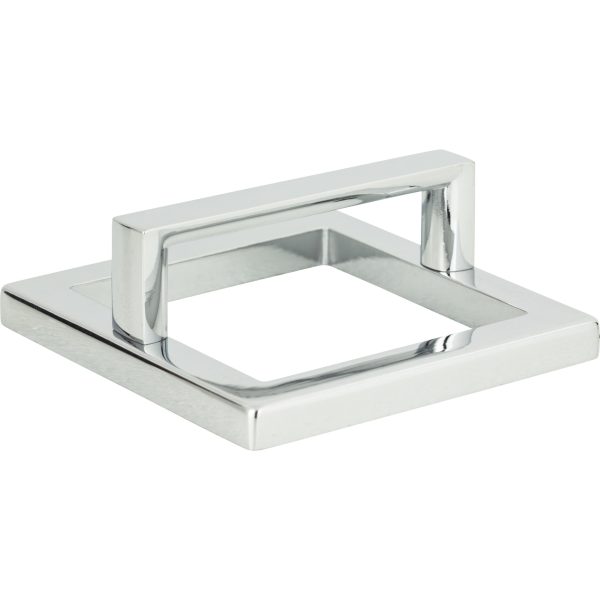 Tableau Square Base and Top 2 1/2 Inch (c-c) Polished Chrome - Image 3