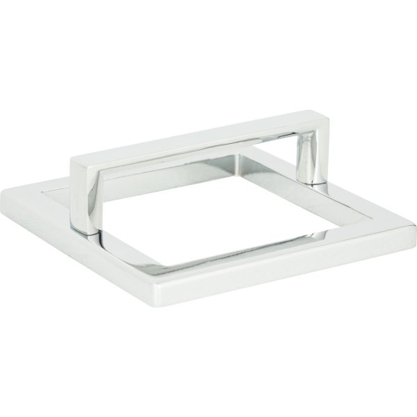 Tableau  Square Base and Top 3 Inch (c-c) Polished Chrome - Image 3