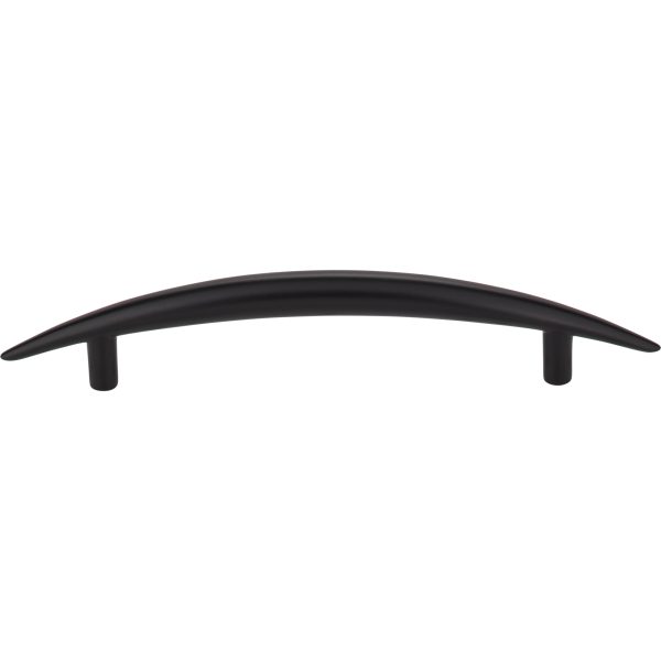 128 mm Center-to-Center Matte Black Arched Verona Cabinet Pull - Image 3