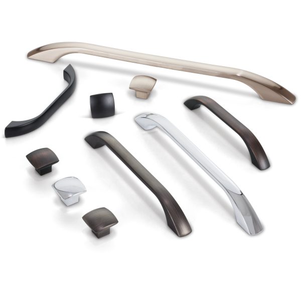 192 mm Center-to-Center Polished Chrome Square Sonoma Cabinet Pull - Image 5