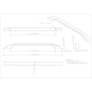 Sonoma Cabinet Pull in Satin Nickel