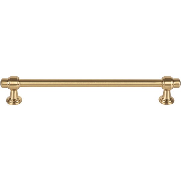 Bronte Pull 7 9/16 Inch (c-c) Warm Brass