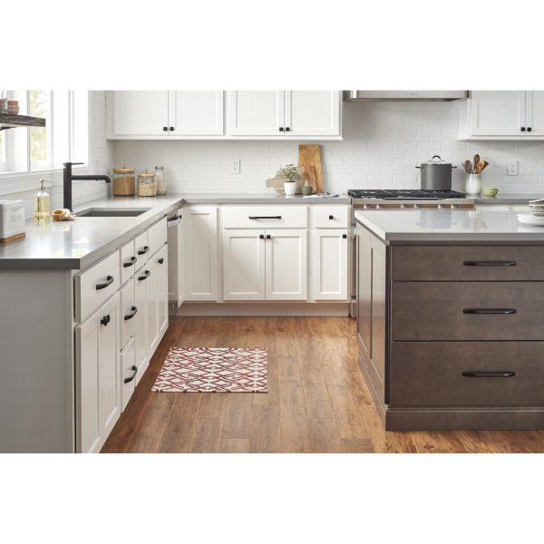 1-3/16" Overall Length Matte Black Square Sonoma Cabinet Knob - Image 6