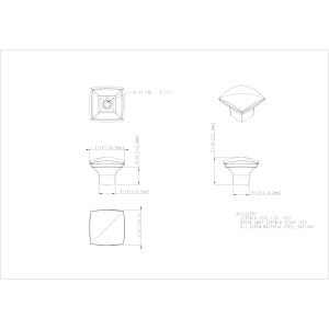 Sonoma Cabinet Knob in Satin Nickel