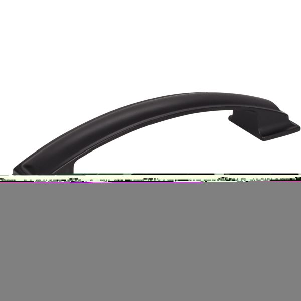 128 mm Center-to-Center Matte Black Square Annadale Cabinet Pull